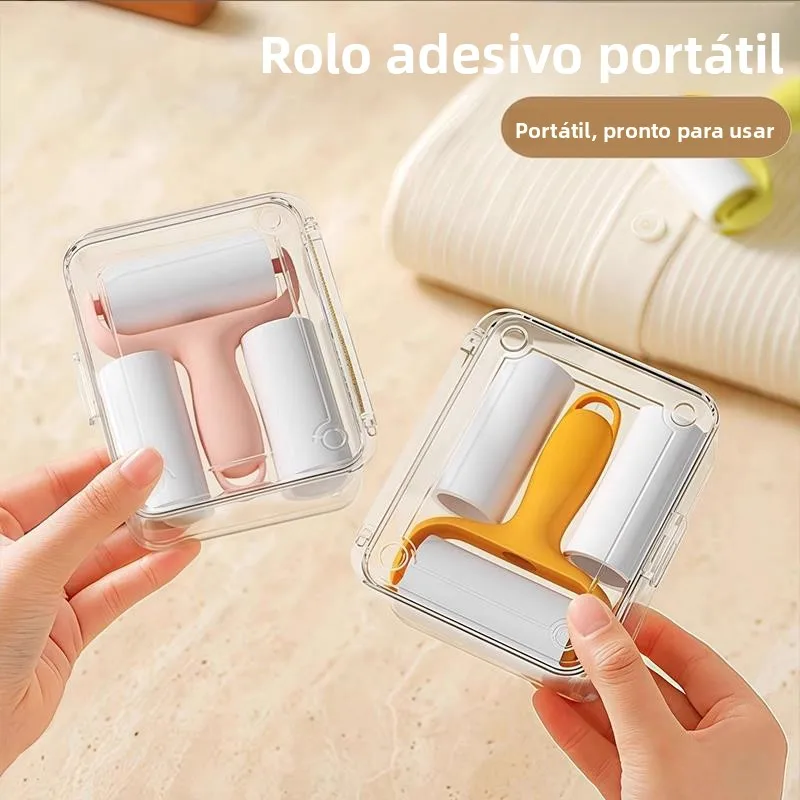 sticky-hair-remover-roller-tearable-replacement-paper-small-portable-brush-high-viscosity-hair-cleaning-tool