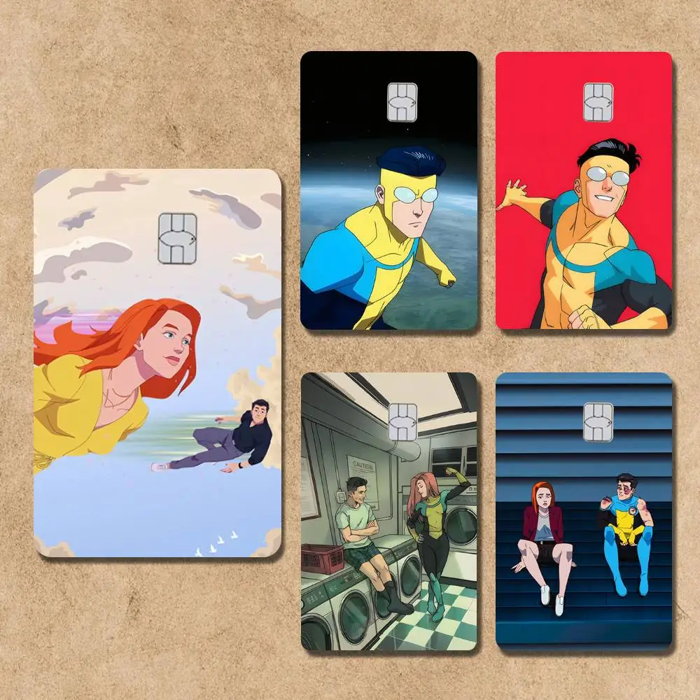 

Invincible M-Mark Atom_M Eve Card Stickers Credit Visa Debit Bank Charge Card Bus Metro Waterproof Sticker Decal Decoration