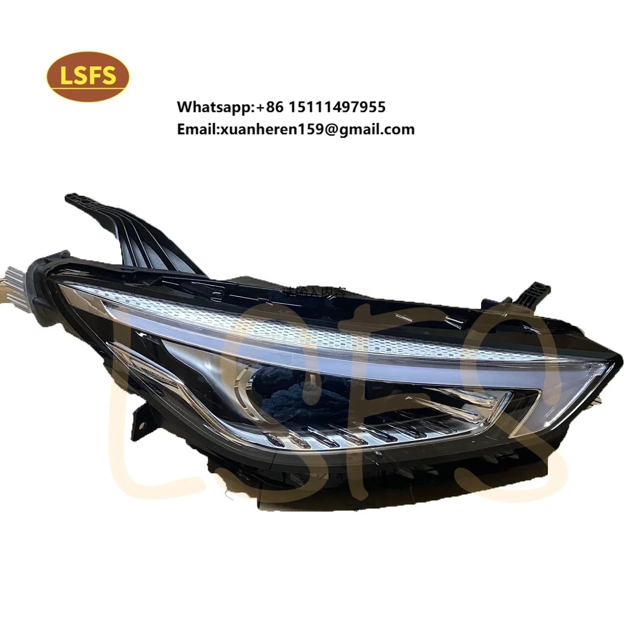 

Left Right Headlight Head Lamp Day Runny Light for MG ZS 2019 White OE:10550754