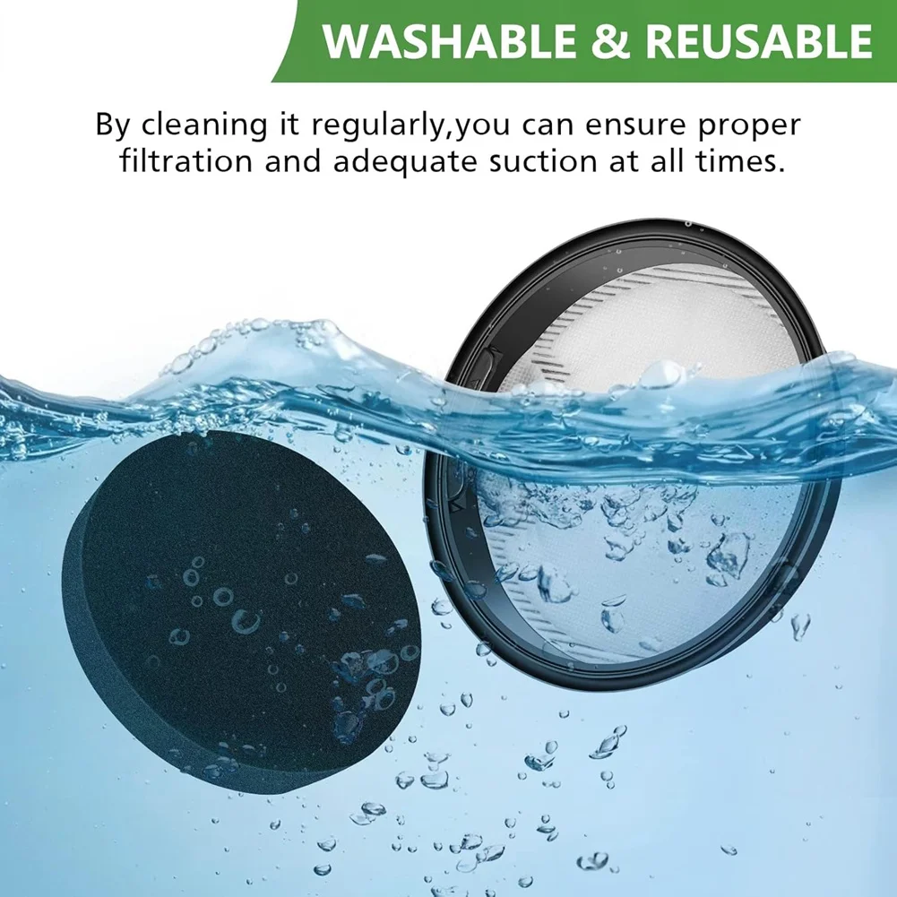 فلتر مكنسة A05G-NEN110A، للمكنسة الكهربائية Eureka Whirlwind بدون كيس NEN110B (4 عبوات)