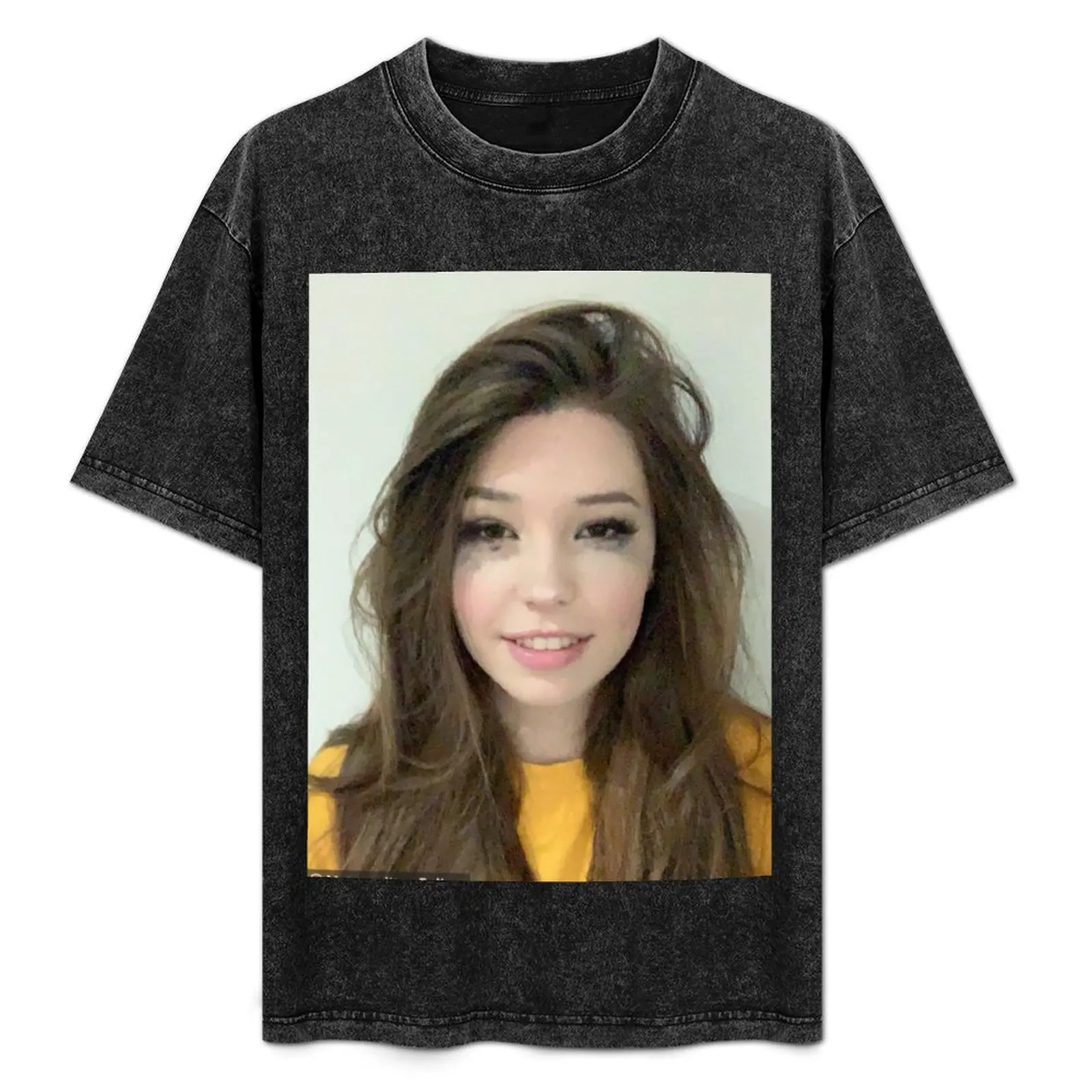 

Belle Delphine Mugshot T-Shirt Casual Loose Fit Summer Tee Shirt