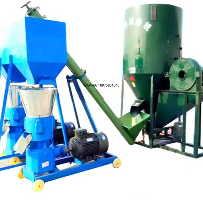 Livestock feed production line/Cattle feed mill/Animal feed pellet processor