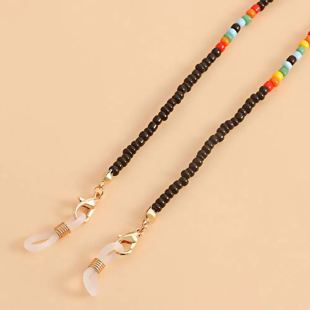 Colorful Rice Beads Eyeglass Chains Delicate Antiskid Sunglasses Masking Chains Glasses Pendant High Quality