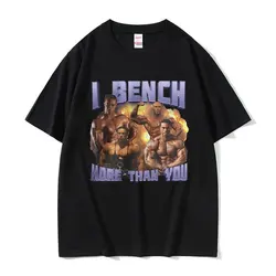 Vintage Kevin Levrone Gym Funny Meme T Shirt Men's O-Neck High Quality Fashion T-shirts 100% Cotton Oversized T-shirt Streetwear