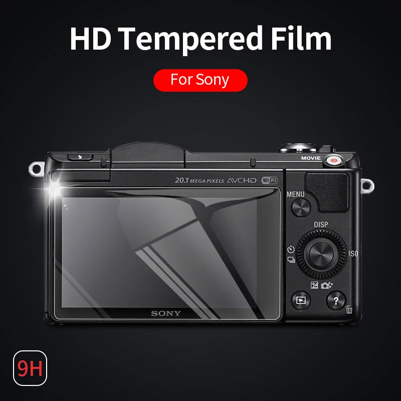 For SONY Camera Screen Protector Film A6000 A6100 A6300 A6400 A6600 A5000 NEX6/7 Tempered Glass Scratch-Proof