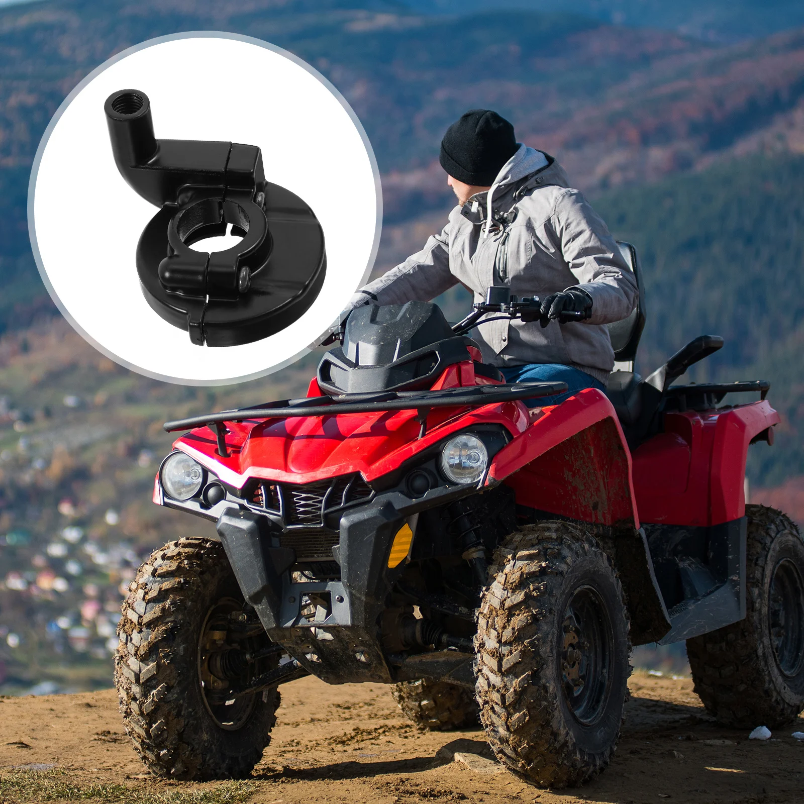 

Throttle Housing Bracket for 50Cc-250Cc Off-Road Motorcycles Aluminum Throttle Cable Grip Casing Easy Installation Dirt Bike Atv