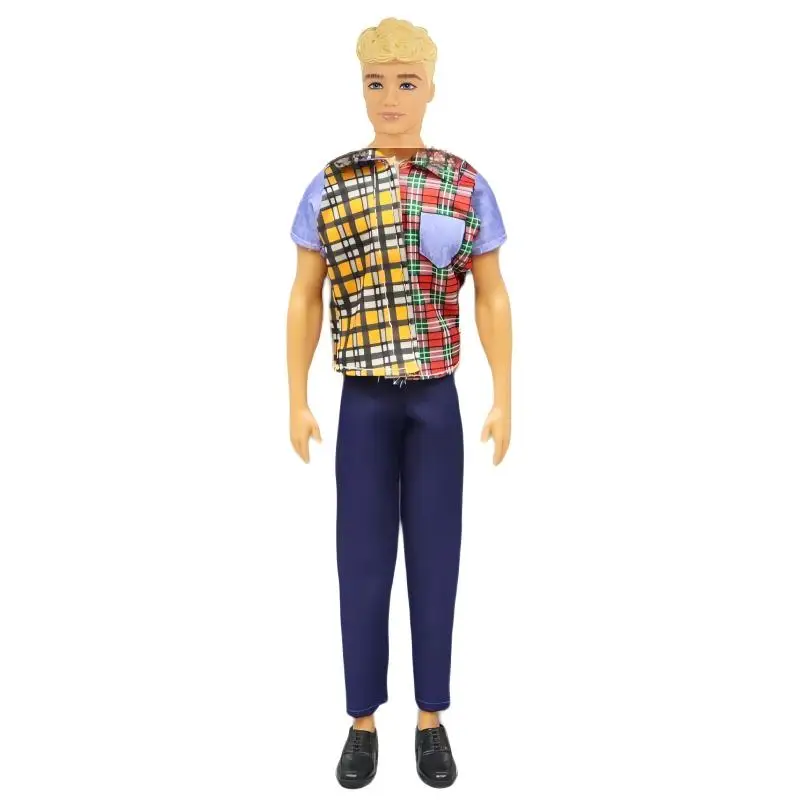 かわいいアイテム 12インチ 男性ドール 子供のおもちゃ ケン人形 ファッション服付き トップス パンツ 靴  迅速発送 子供向けプレゼント DIY