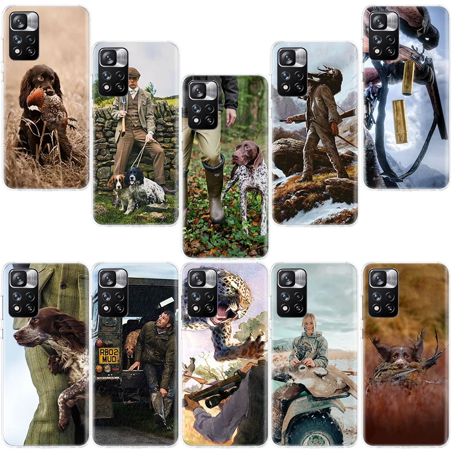 Hunting Wild Animals Phone Case For Xiaomi Redmi Note 13 Pro Plus 5G Cover 12 12C 9 9T 9C 10 10C 8 7 6 10A 9A  K70 K60 Pro 8A 7A