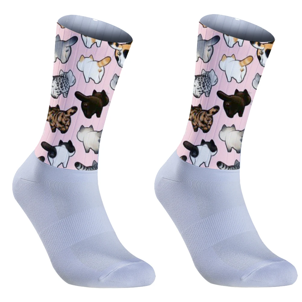 2024 New All Season Cycling Socks Accessories for Unisex Gifts Pop-tart Pattern Socks Harajuku High Quality Stockings