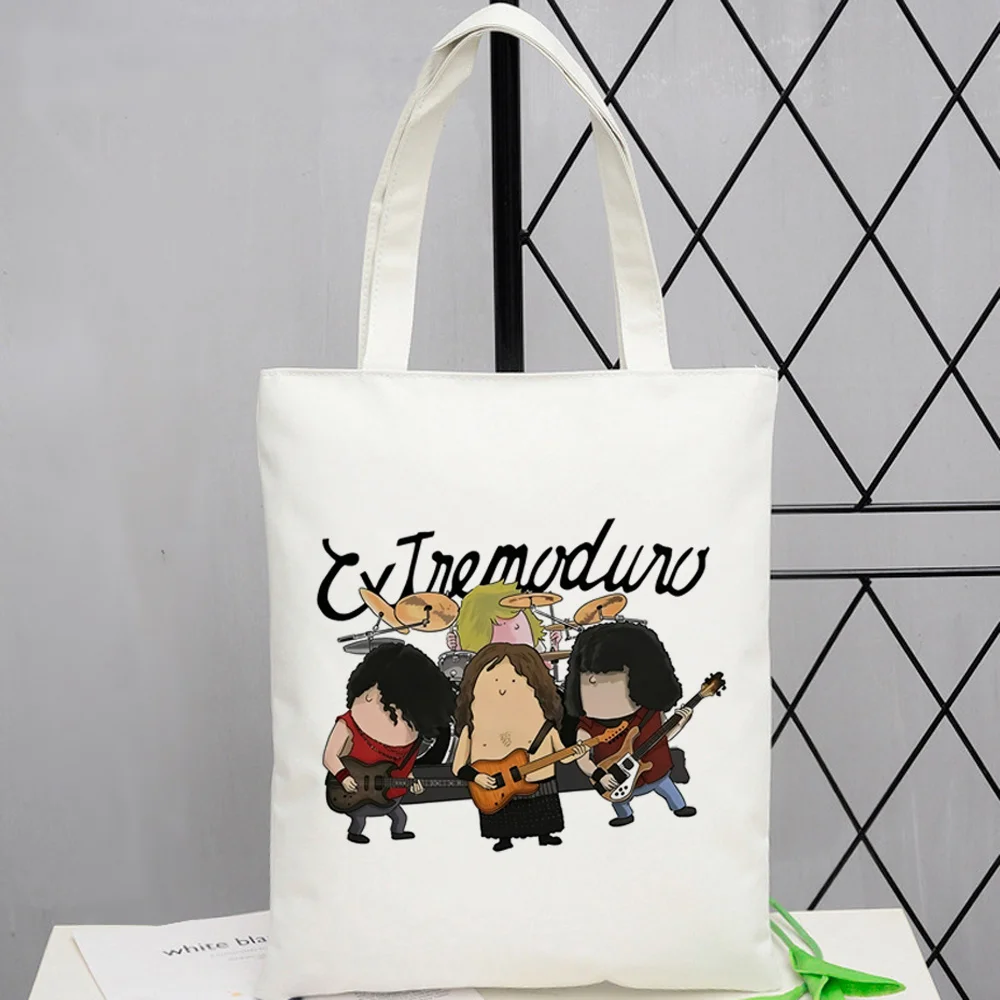 Extremoduro tote bag shopper reusable shopping bolsas de tela woman