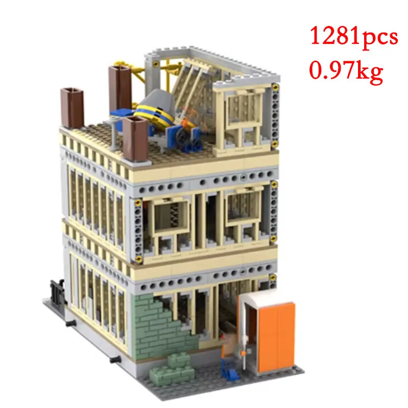 

Пятно MOC- 173085 Мелкие частицы, собранный дом, строительная серия, строительные блоки, головоломка, игрушка, модель, орнамент