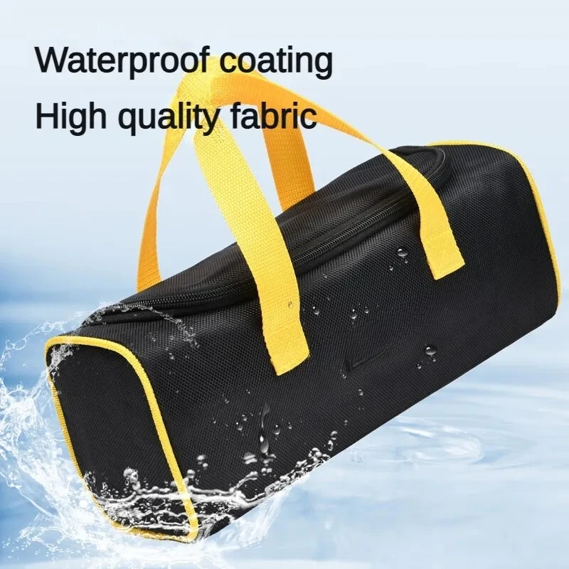 Deli Large / Small Multifunctional Tool Bag Waterproof Wear-Resistant Durable 1680D Oxford Cloth Portable Tool Storage Tool Bag