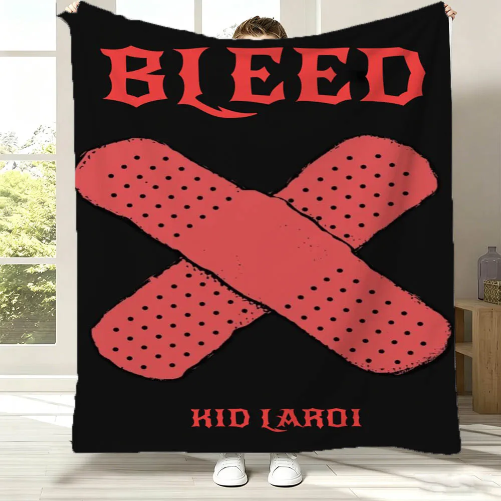 Singer The K-kid Laroi Rapper Music 3D Flannel Blanket Soft Throw Blanket Art For Home Decor Bedroom Bed Sofa Picnic Fans Gifts