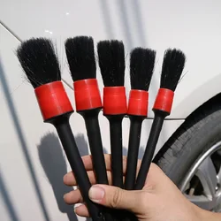 1pcs/5pcs Detailing Brush Set Car Brushes Car Detailing Brush For Auto Cleaning Dashboard Air Outlet Wheel Wash Maintenance Tool