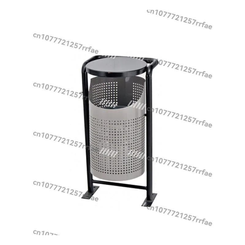 

EN840 trash can outdoor stainless steel trash can