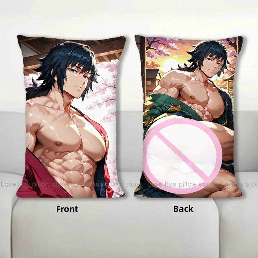 

Dakimakura аниме Giyu Tomioka наволочка диванная подушка двухсторонняя наволочка с принтом 40X60 см