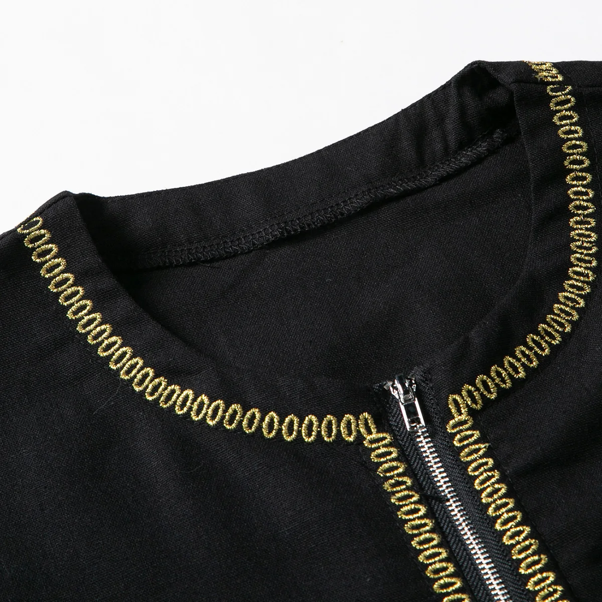 2024, новый халат, мужской длинный халат с вышивкой и круглым вырезом, Z446