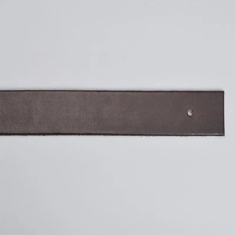 No Buckle 3.8 CM Belt for Men\'s Leather Top Layer Cowhide Needle Buckle Waistband Pure Strap Headless Belts
