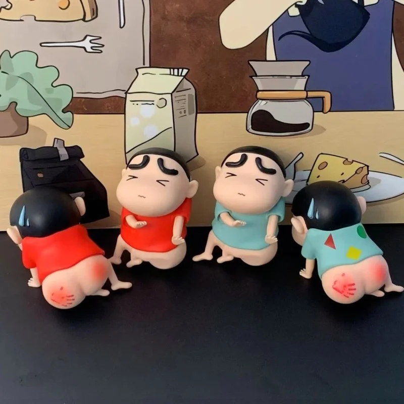 Crayon Shin-Chan figura de coche adornos escritorio coche consola central muñeca decorativa nuevos regalos creativos de cumpleaños