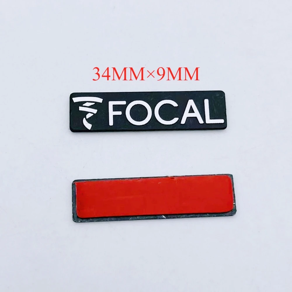 5/10/20 Pcs Metal Aluminum Alloy FOCAL Car Speaker Emblems Badges Automotive Interior Stickers Car Audio Styling Accessories