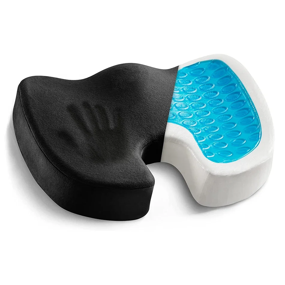 

Pain Office Memory U-shaped Massage Pad Relief For Sitting Back Gel Long Chair Foam Tailbone Coccyx Car Seat Cushion