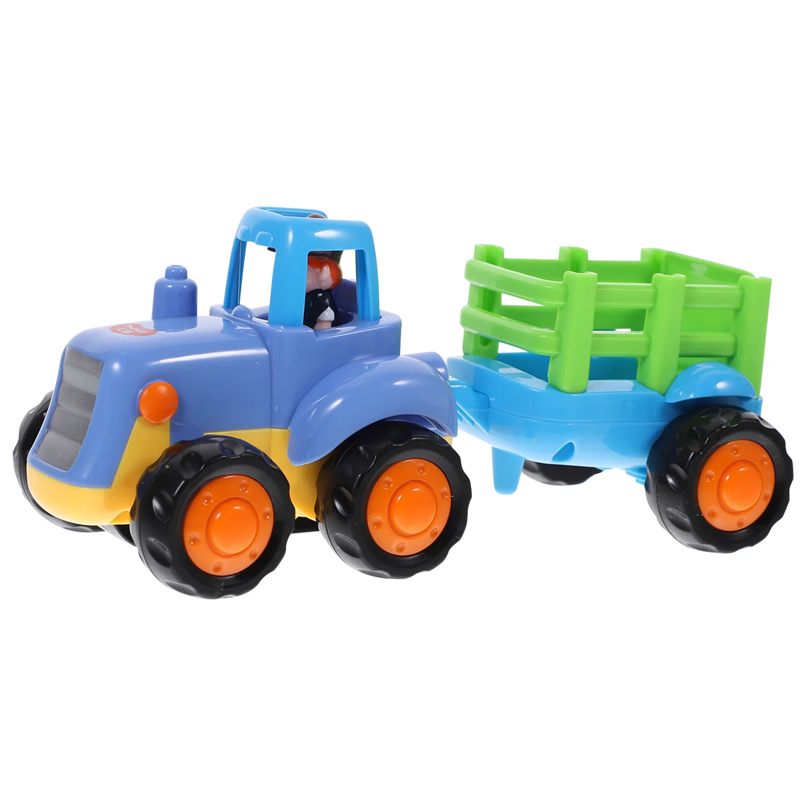 Kids Car Toy Tractors Car Model Engineering Van Model Kids Early Learning Toy Blue