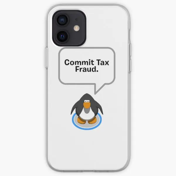 Club Penguin Commit Tax Fraud Iphone Tou  Phone Case Customizable for iPhone X XS XR Max 11 12 13 14 Pro Max Mini 6 6S 7 8 Plus