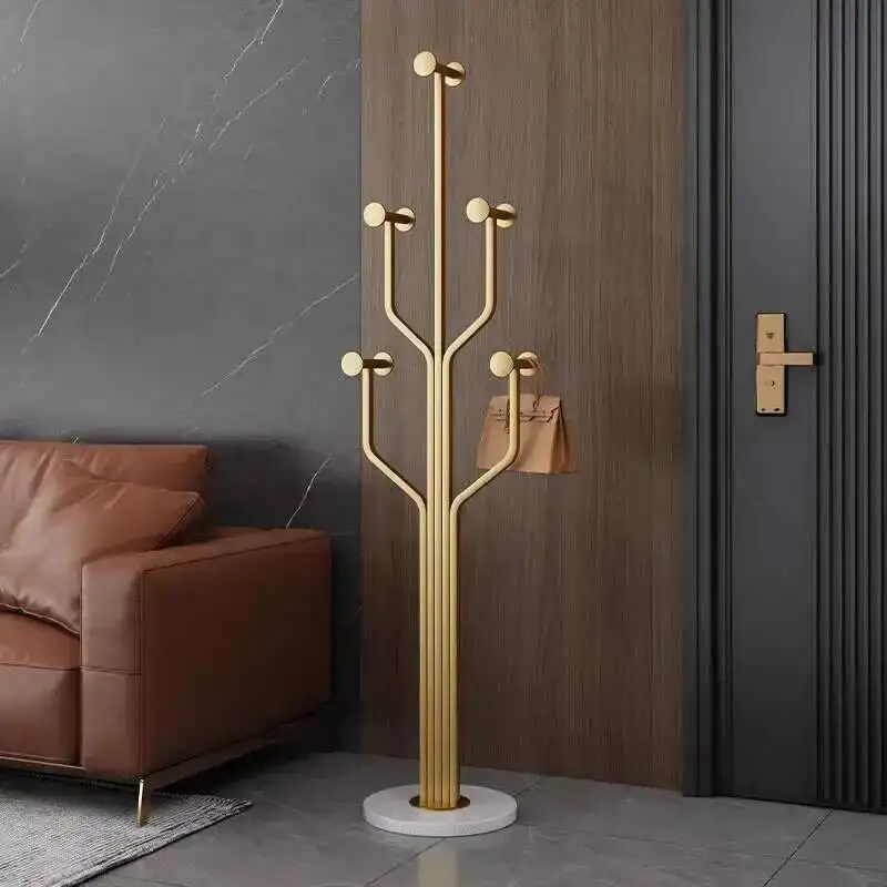 

Living Room Hallway Coat Rack Bedroom Modern Luxury Coat Stand Multifunction Home Furniture Corner Shelf Design Decor
