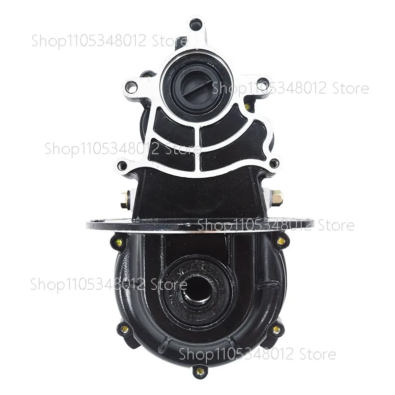 Motor de caja de cambios diferencial para triciclo eléctrico, caja de engranajes de velocidad variable, transmisión diferencial integrada en el eje trasero.
