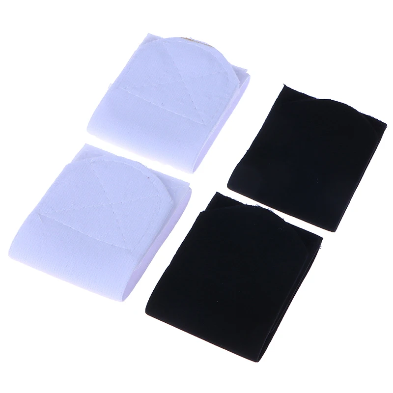 2pcs Soccer Shin Pads Prevent Drop Off Elastic Sports Bandage Shin Guard Fixed Bandage Tape Safety Adjustable Bandage