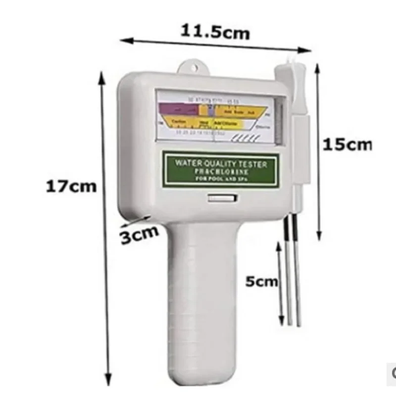 Latest Cross Border New PC101 Swimming Pool Water Quality Electronic Tester PH/OTO Test Tool PH Value Chlorine Residual Chlorine
