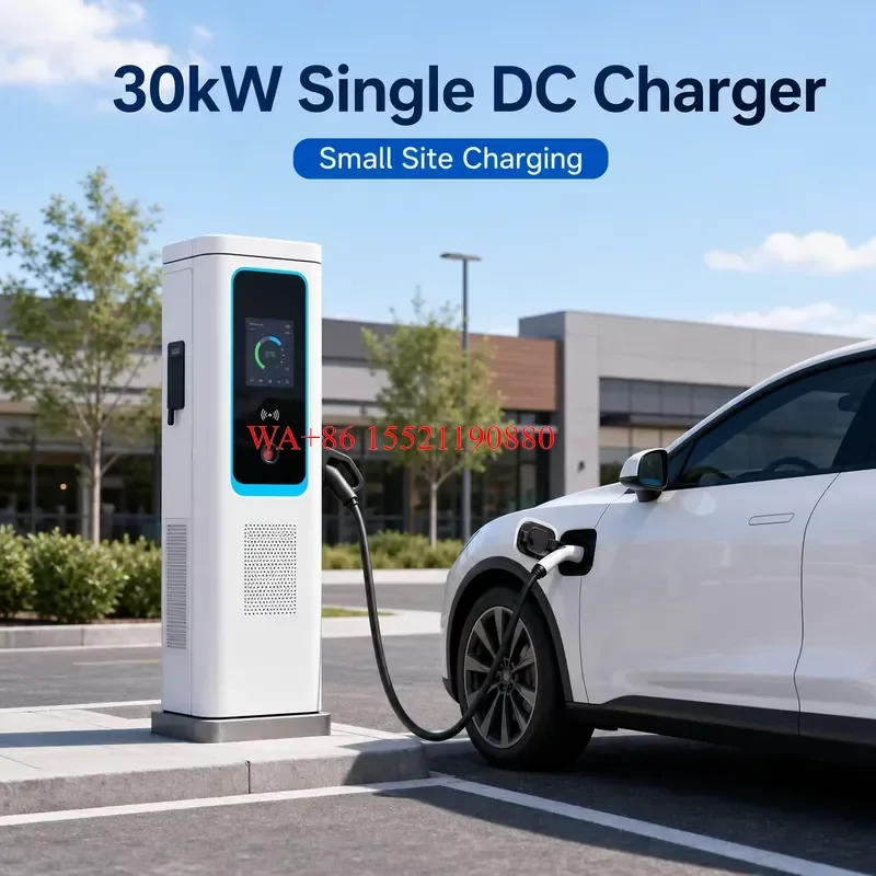 WMWMNU for 30kW Single Gun DC EV Charger CCS2 GBT Small Fast Charging Station OCPP for Supermarket Hotel Office Parking Lot