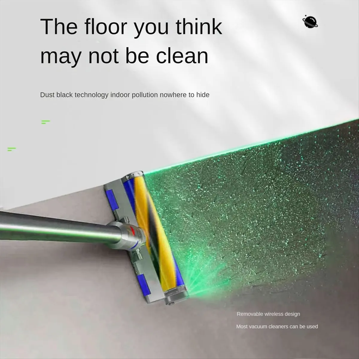 Hot sale Vacuum Cleaner Dust Display LED Lamp, Reveal Microscopic Dust & Illuminate Invisible Pet Hair Cat Dog Fur, USB Charging