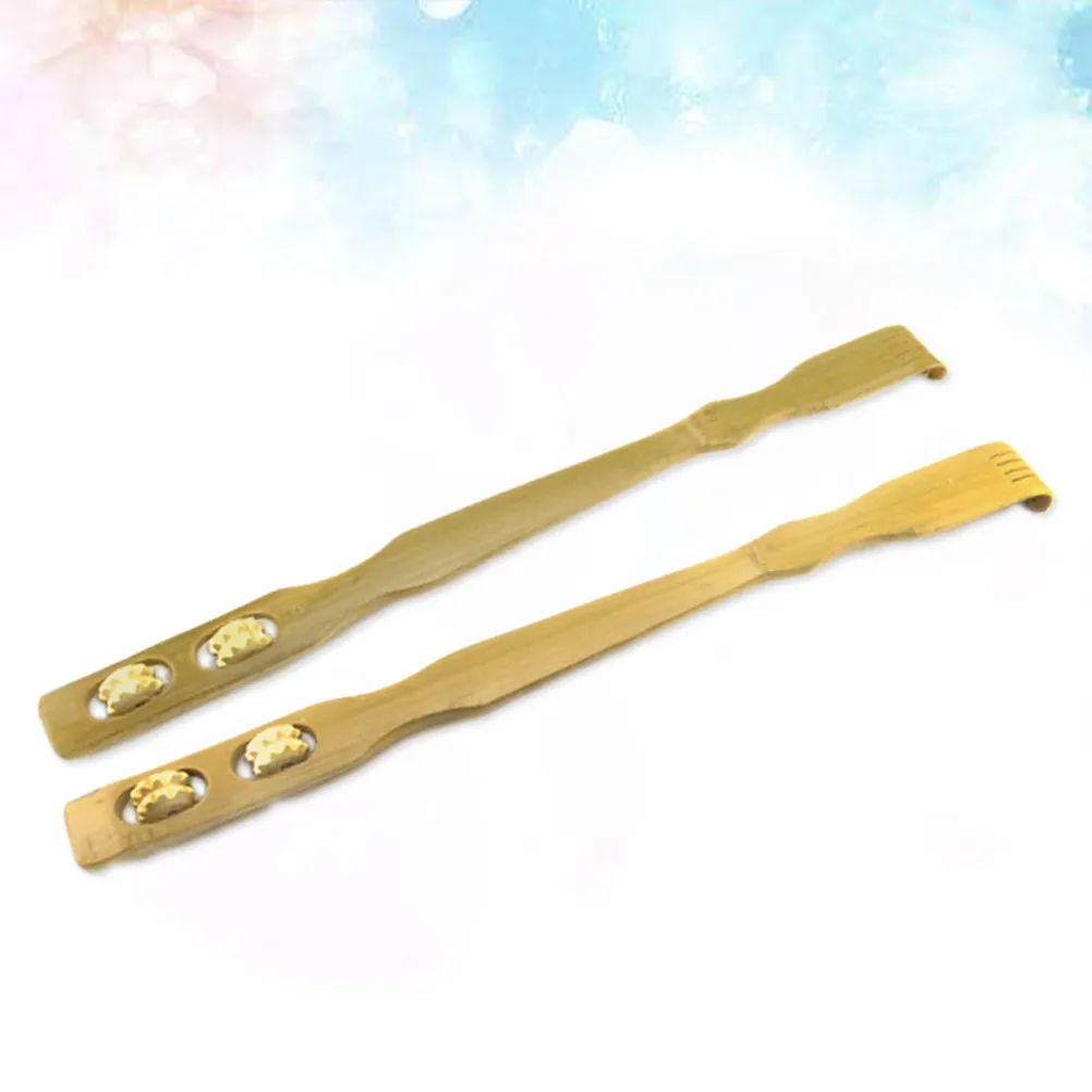 

Wooden Back Scratcher with Extended Reach Dual Roller Design Soothing Itch Relief Tool Perfect for Pregnant Women and Elderly