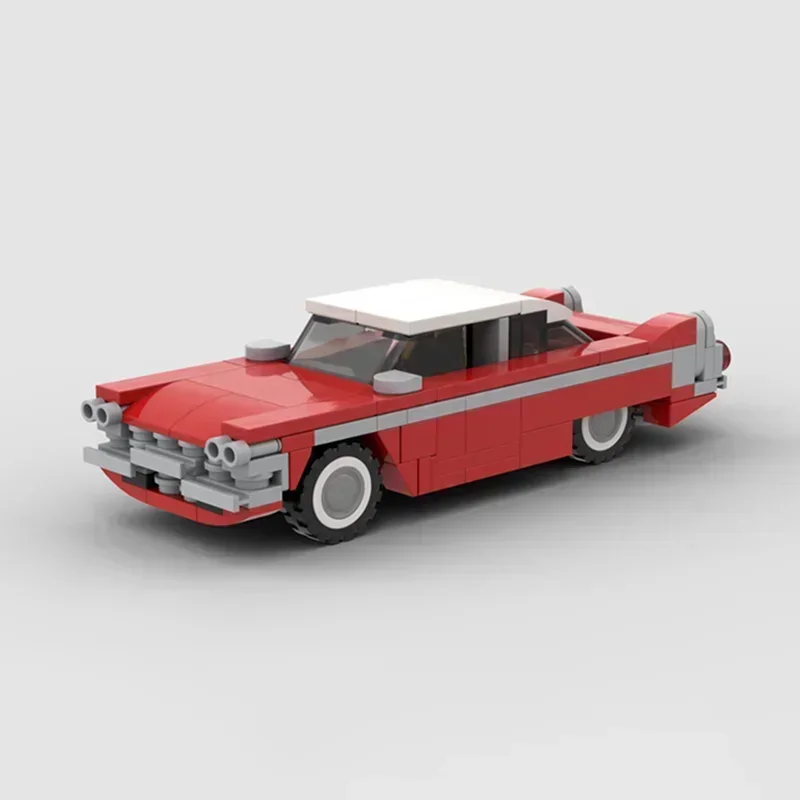 Moc Building Bricks Legendary Car Christine 1958 Plymouth Fury Model Technology Blocks Gifts Christmas Toys DIY Sets Assembly