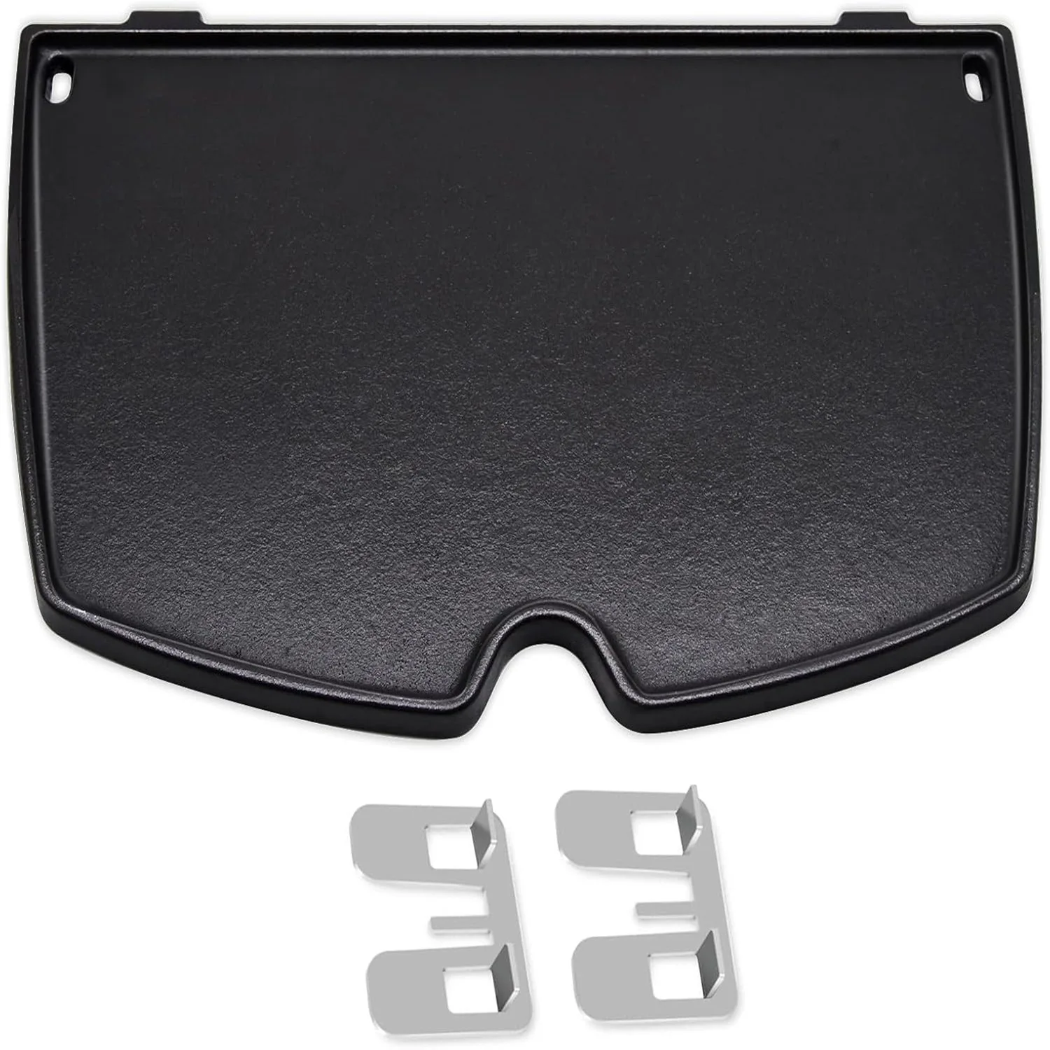 6558 Cast Iron Griddle Plate Compatible with Weber Q1000 Q1200 Q1400 Q120 Q140 BBQ Grill Replacement Part