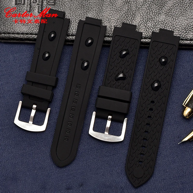 For Tudor Pelago Omahawk 25600 25500 Series Didger Silicone Watch Strap Rubber Watch band Men\'s wristband bracelet 22mm Convex
