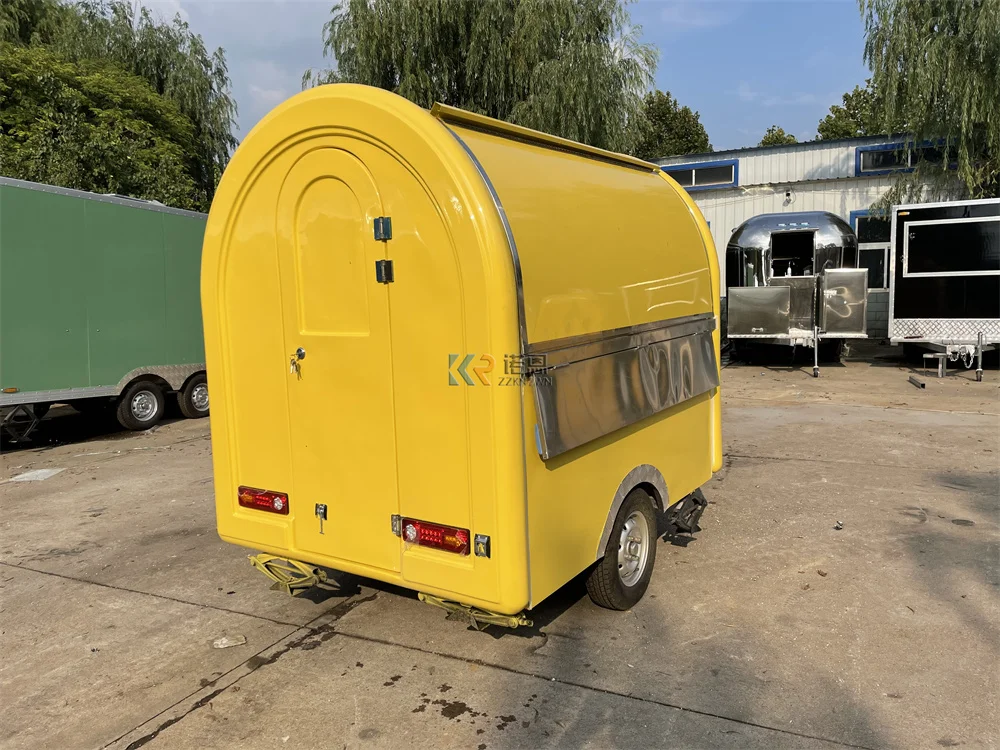 Carrinhos móveis de rua para caminhão de comida, tamanho personalizado, pizza, café, concessão humberger, quiosque de reboque de comida ao ar livre para venda