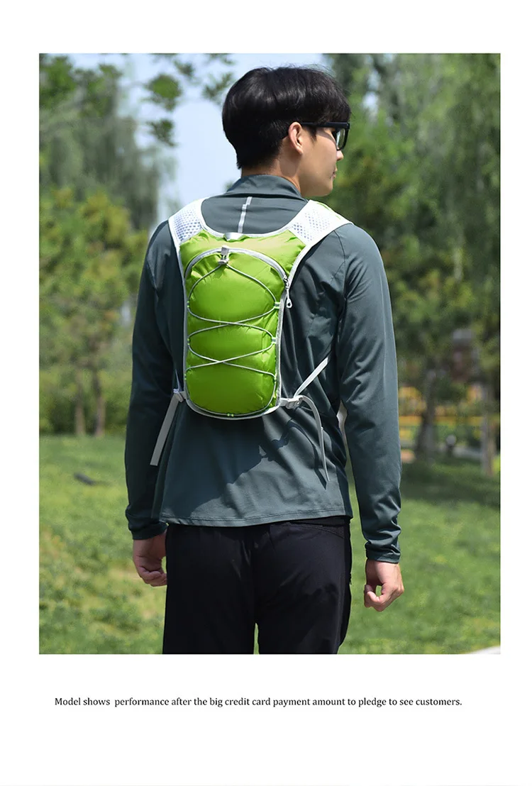 ركوب الدراجات على الطرق الوعرة على ظهره المشي لمسافات طويلة في الهواء الطلق الرياضة على ظهره متعددة الوظائف ماراثون الجري على ظهره حقيبة المياه المحمولة