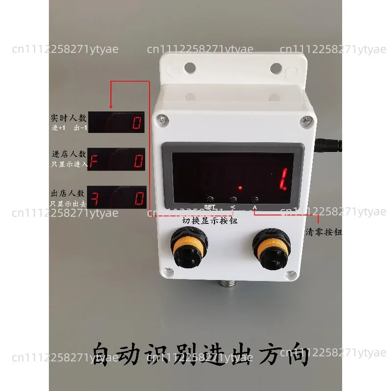 Traffic Counting Counter Automatic Sensing Electronic Number of People Counter Store Store Flow in And Out Statistics Points