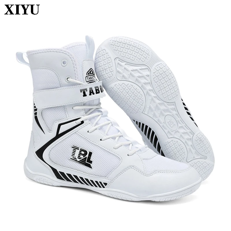 

Мужские профессиональные тяжелоатлетические кроссовки XIYU, высокие, высококачественные, сетчатые, дышащие, легкие, для бокса и спорта