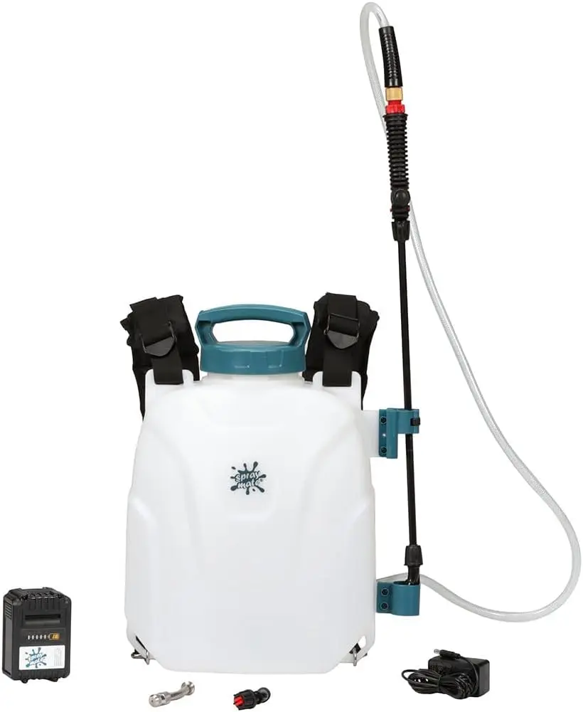 Battery Powered Backpack Sprayer - Dual Pressure Electric Lawn & Garden Sprayer - 2.5 Gallon