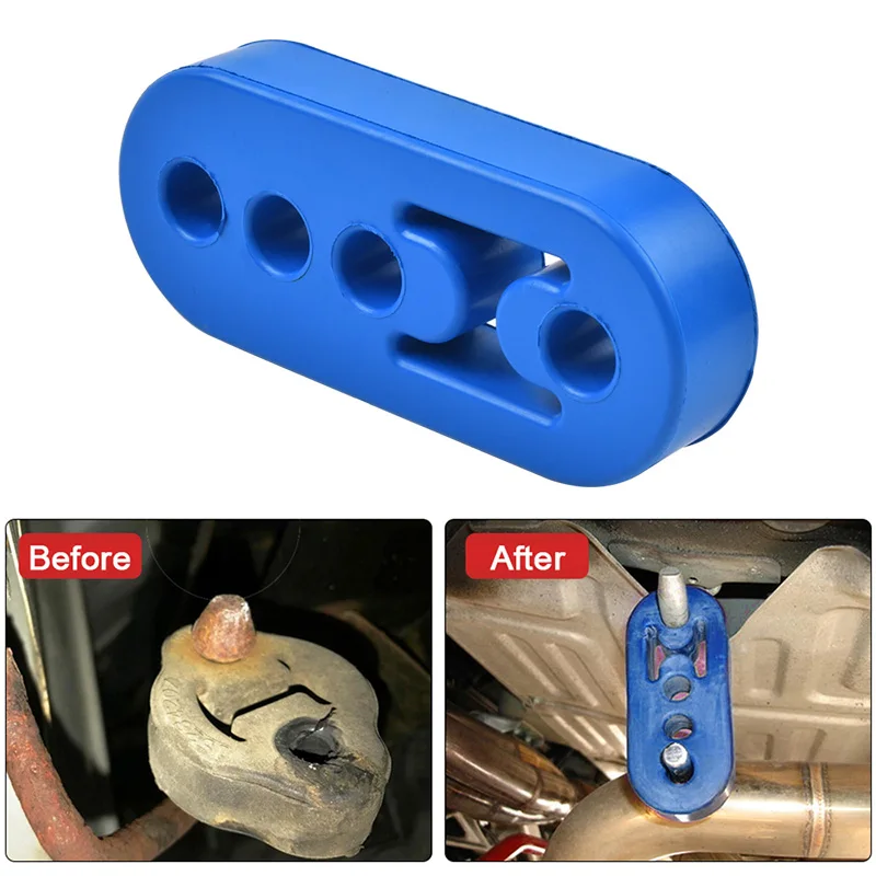 

Universal Car Rubber Exhaust Hanger Pipe Mount Mounting Bracket Hanger 4 Holes Muffler For Audi BMW Benz Honda Kia Hyundai