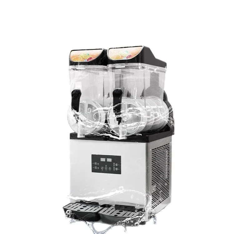 

Commercial, slush machine, beer, smoothie, double cylinder, refrigeration