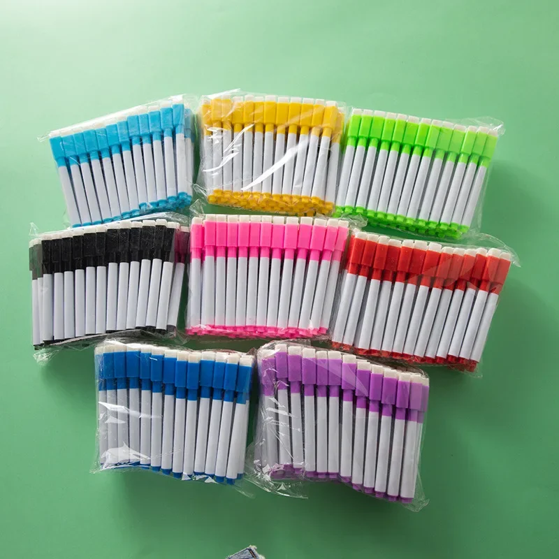 8 Colors Erasable Magnetic Whiteboard Marker Pen Blackboard Marker Chalk Office School Art Marker Stationery