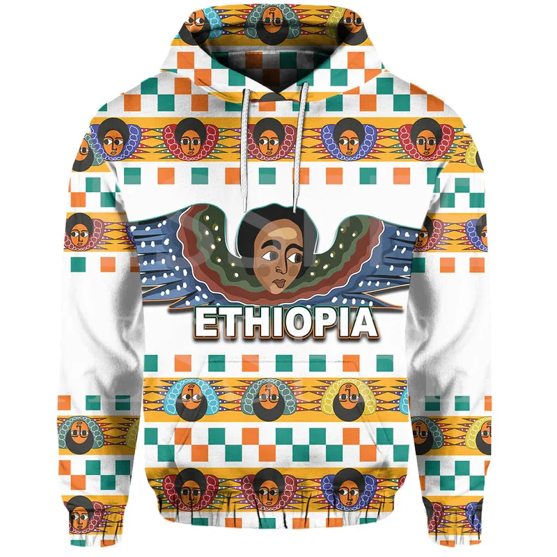 

NewFashion Custom Name Ethiopia Lion Africa Country Flag Tribe Tattoo Streetwear 3DPrint Casual Funny Pullover Jacket Hoodies 26