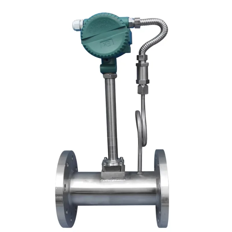 High-precision durability open-seal digital steam gas vortex flowmeter sensor precession vortex liquefied petroleum