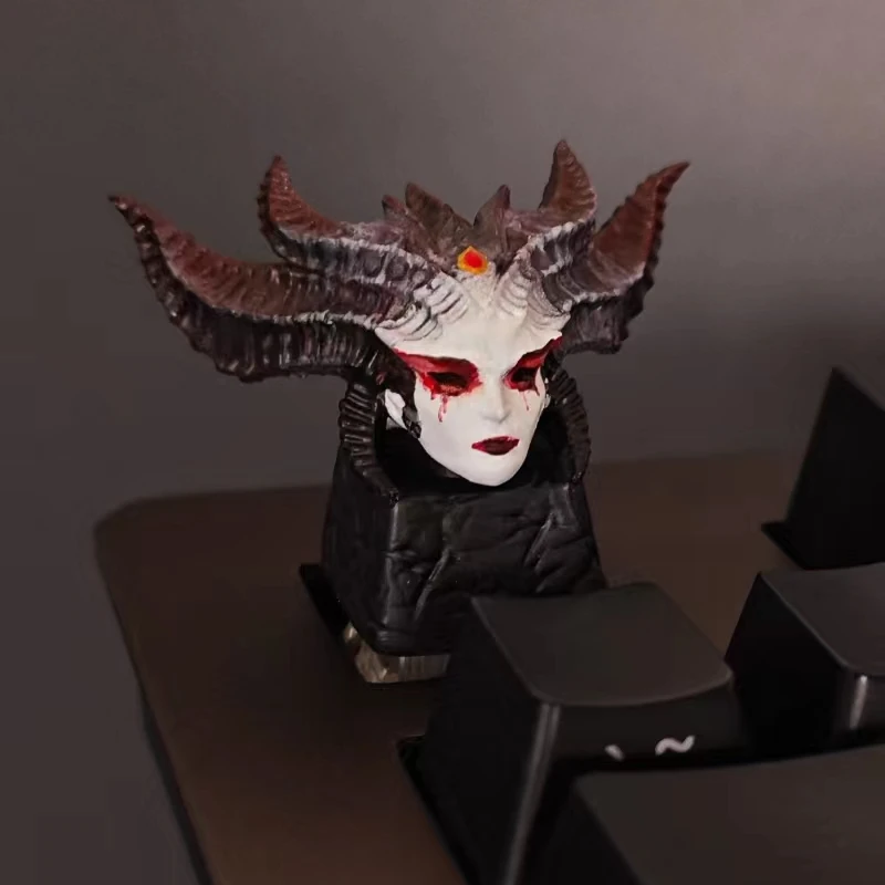 Dark Lilith Single Keycap Stereoscopic 3d Resin Keycaps 2025 New Model Personalized Office Game Mechanical Keyboard Keycaps