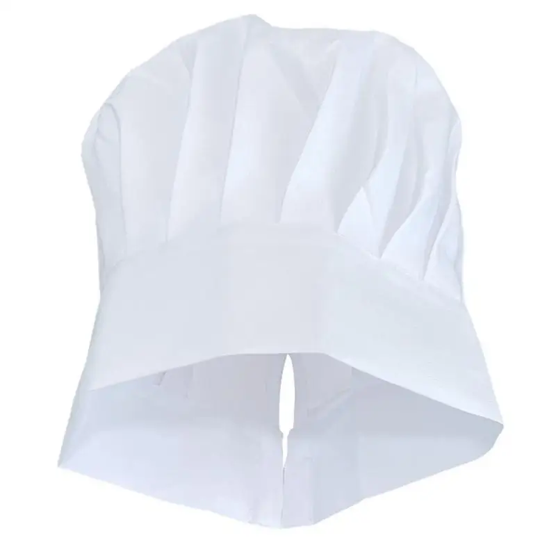 

39BB White Baker Headgears Prevent Hair from Falling into Unisex Cook