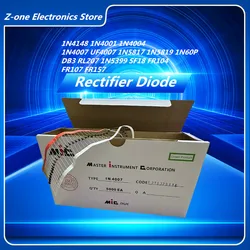 500PCS~5000pcs  1N4148 1N4001 1N4004 1N4007 UF4007 1N5817 1N5819 1N60P DB3 RL207 1N5399 SF18 FR104 FR107 FR157 Rectifier Diode